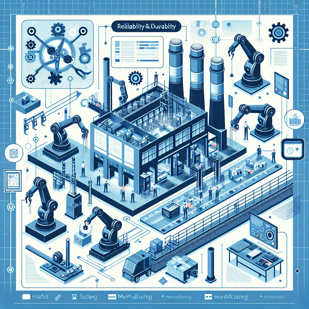 Diagram illustrating Reliability and Durability Requirements in the context of Industry 4.0 and Manufacturing