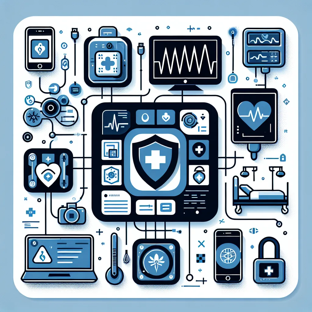 Diagram illustrating Security and Privacy Concerns in the context of Healthcare and Remote Monitoring