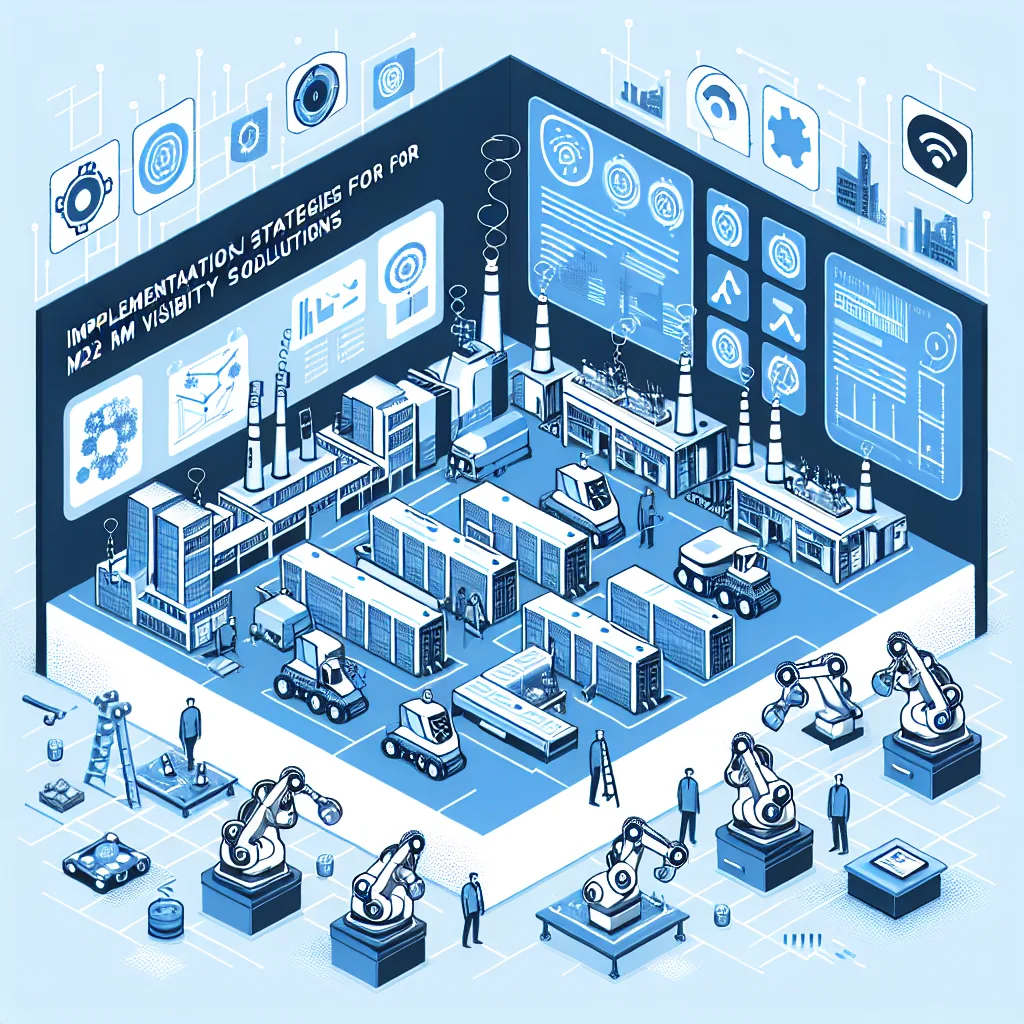 Diagram illustrating Implementation Strategies for M2M Visibility Solutions in the context of Industry 4.0 and Manufacturing