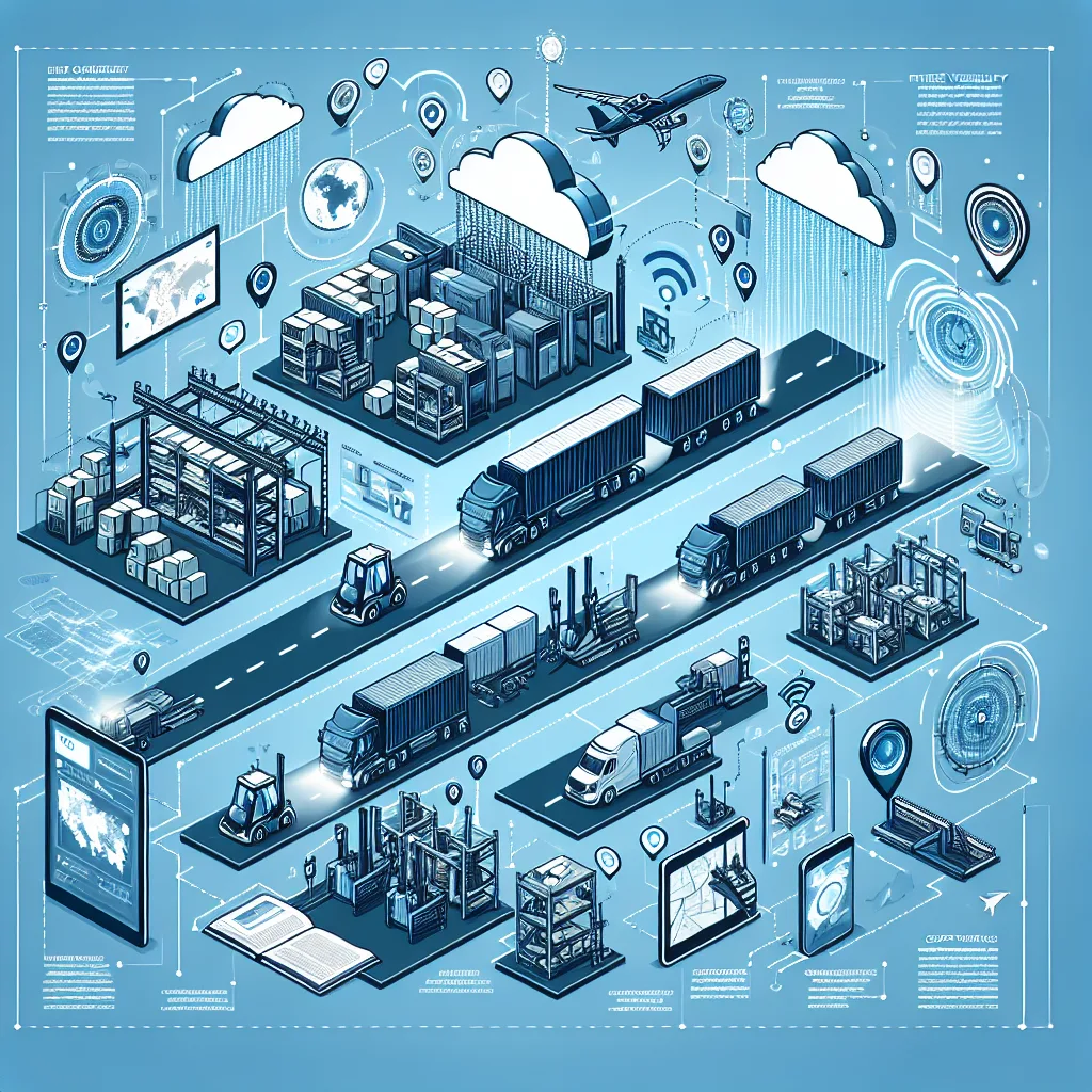 Diagram illustrating Enhancing Customer Experience Through Real-Time Delivery Visibility in the context of Logistics and Fleet Management