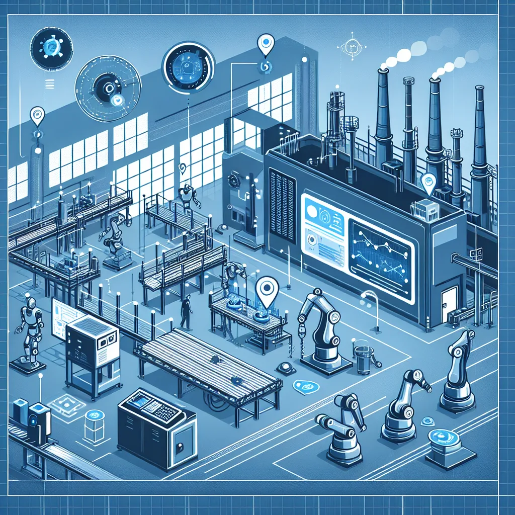 Diagram illustrating Reducing Unplanned Downtime Through Real-Time Monitoring in the context of Industry 4.0 and Manufacturing