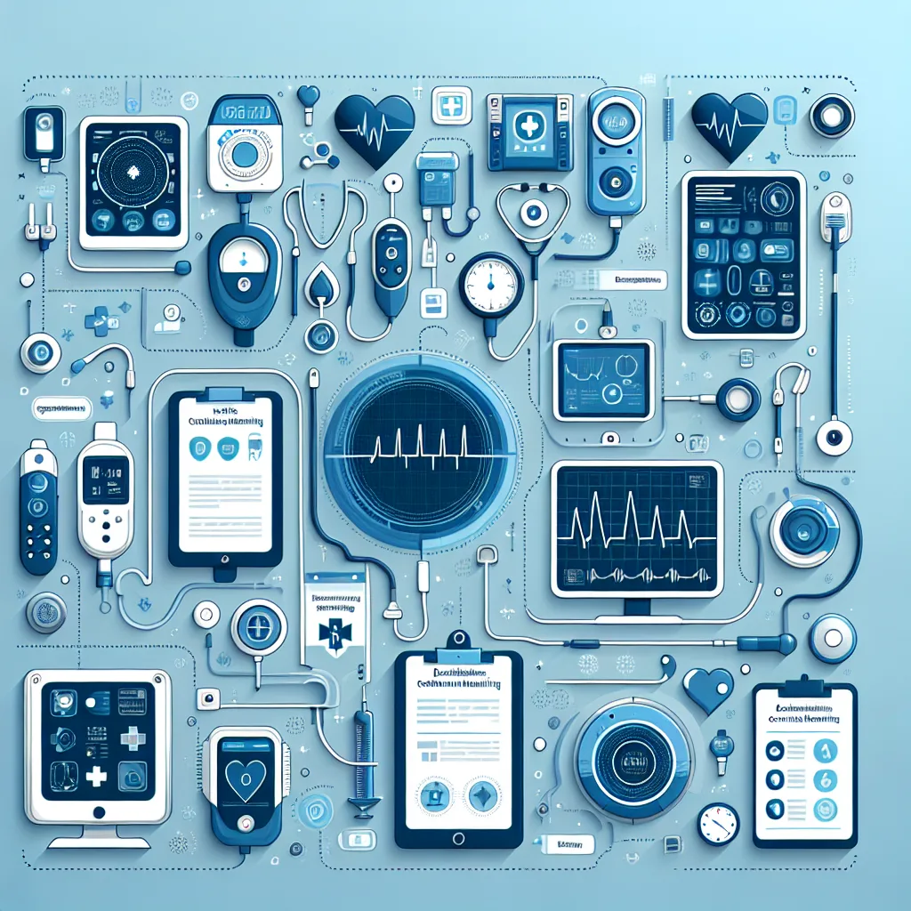 Diagram illustrating Medical Devices for Continuous Monitoring in the context of Healthcare and Remote Monitoring